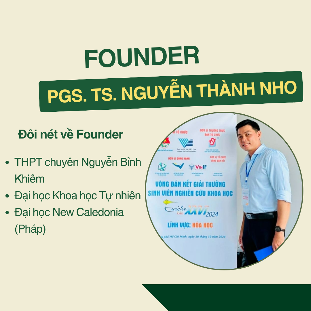 ĐÔI NÉT VỀ FOUNDER PGS.TS NGUYỄN THÀNH NHO